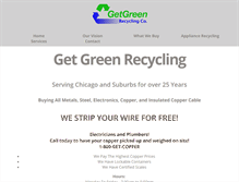 Tablet Screenshot of getgreencorp.com